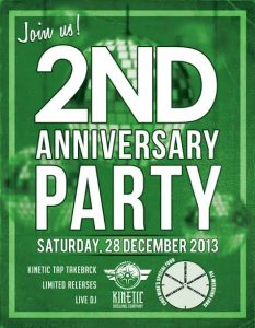Kinetic Second Anniversary