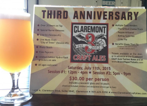 Claremont Craft Ales Third Anniversary