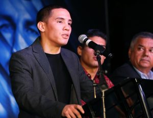 Oscar Valdez is back in ring after short break, looking for first title; Photo by Mikey Williams, Top Rank
