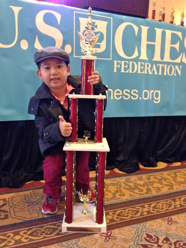 Quail Summit student Jonathan Chen beat first grade challengers from different states and won the title at the National K-12 Championship in Orlando. 