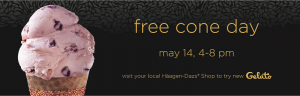 Haagen-Dazs Free Cone Day