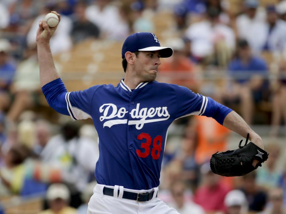 Dodgers spring training 2015: Brandon McCarthy struggles in loss to Cubs.