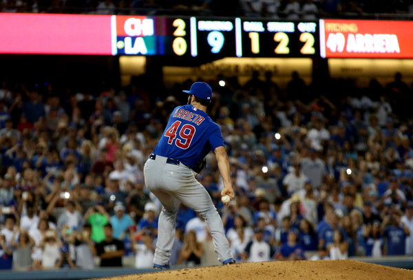 Dodgers send Cubs pitcher Jake Arrieta mound dirt, rubber from his