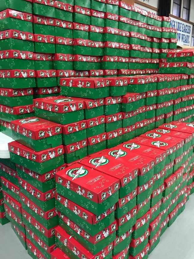 Operation Christmas child boxes
