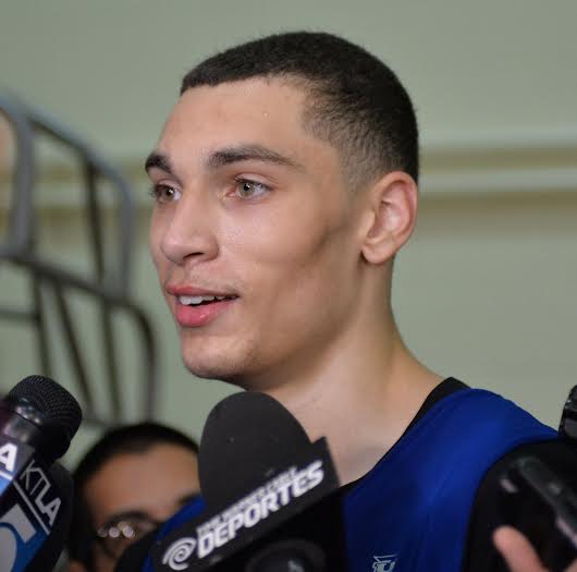 NBA Draft: Zach LaVine sets Lakers workout record with 46-inch.