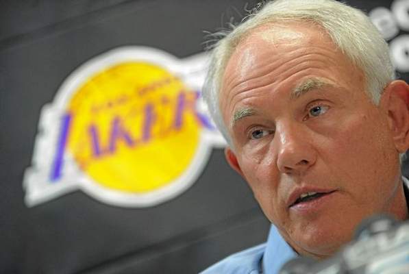 LA Lakers General Manager Mitch Kupchak will be the leader of the Lakers’ search for a new coach.. (File photo by Brad Graverson/The Daily Breeze)