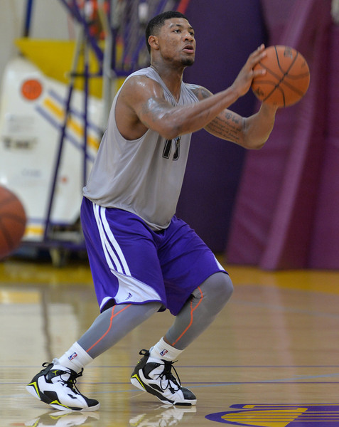 "Lakers host potential draft picks for workouts at Toyota Sports Center in El Segundo Friday June 20, 2014.      Photo By  Robert Casillas / Daily Breeze"