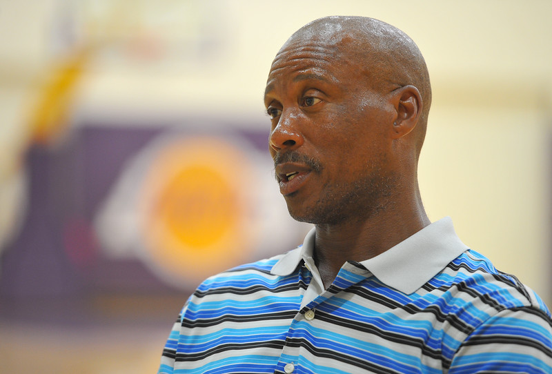 Lakers head coach Byron Scott talks about the upcoming NBA season at the Lakers training faciltiy in El Segundo, CA on Tuesday, September 9, 2014. (Photo by Scott Varley, Daily Breeze) 