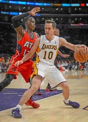 Can Lakers guard Steve Nash avoid suffering a major injury in the 2014-15 season? David Crane–Staff Photographer