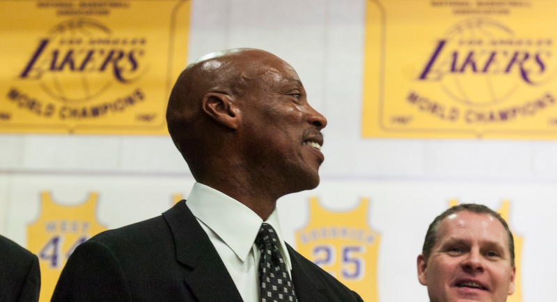 "Lakers Head Coach Byron Scott at the LA Lakers annual Media Day in El Segundo, CA. Monday September 29, 2014.  (Thomas R. Cordova-Daily Breeze/Press-Telegram)"