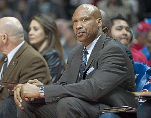 Lakers head Clippers Byron Scott doesn't look happy during the Clippers' 114-89 victory over the Lakers Wednesday night Jan. 7, 2015 in Los Angeles. (AP Photo/The Orange County Register, Kevin Sullivan) 