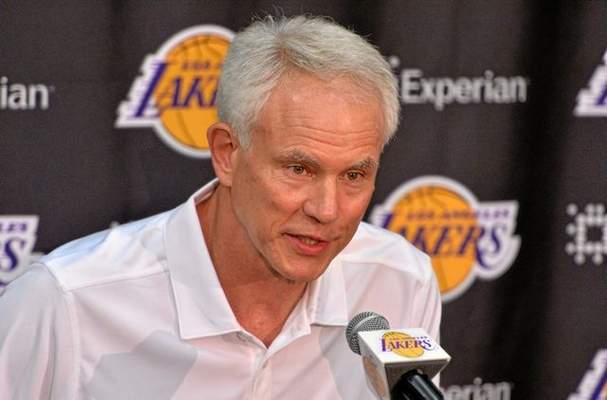 Lakers GM Mitch Kupchak said Thursday, April 16, 2015, team "can get better quickly." (Photo by Brad Graverson/Daily Breeze) 