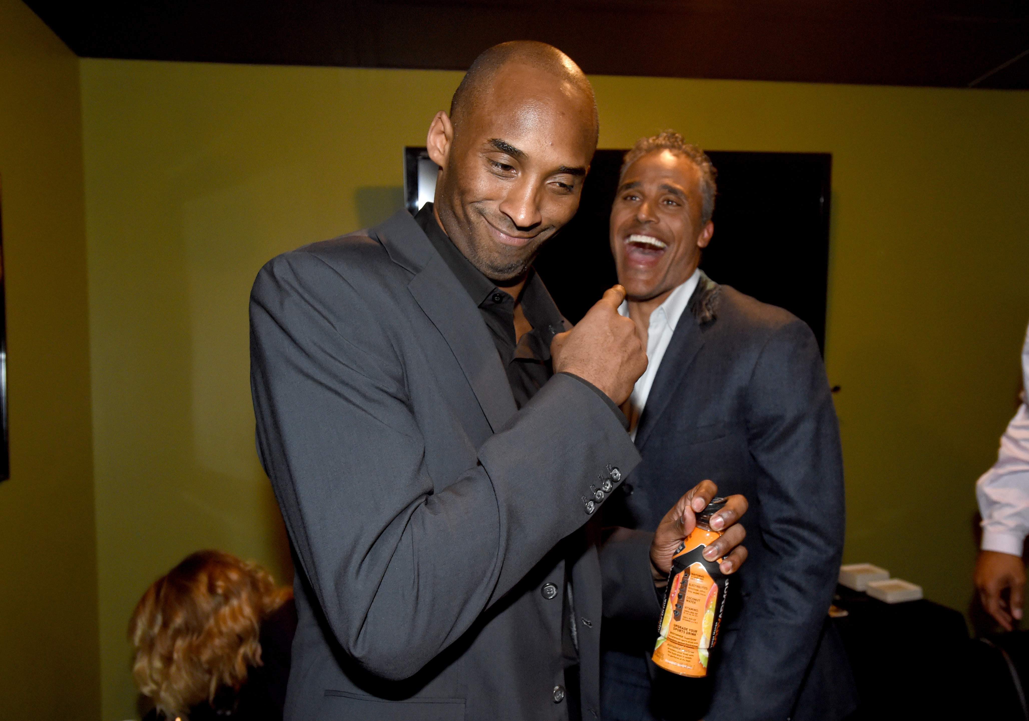 "LOS ANGELES, CALIFORNIA - MARCH 29: American Express Teamed Up With Kobe Bryant at Conga Room on March 29, 2016 in Los Angeles, California. (Photo by Bernstein Associates/Getty Images for American Express )"