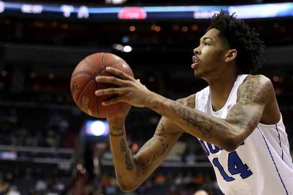 Duke forward Brandon Ingram and LSU forward Ben Simmons could square off when the Lakers play the Philadelphia 76ers in Summer League play on July 9. (Photo by Patrick Smith/Getty Images) 