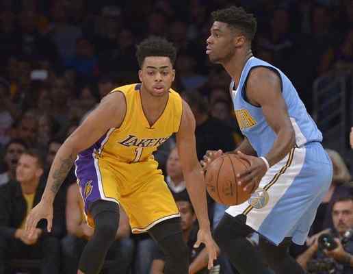 Lakers coach Luke Walton on D'Angelo Russell: "He’s ready to take the steps forward in this league toward becoming a leader and becoming a top point guard." (photo by John McCoy/Los Angeles News Group) 
