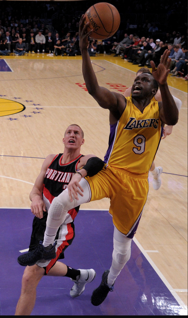 Lakers forward Luol Deng critiqued President Trump's refugee ban from seven predominately Muslim countries. Photo by John McCoy/Los Angeles Daily News (SCNG)