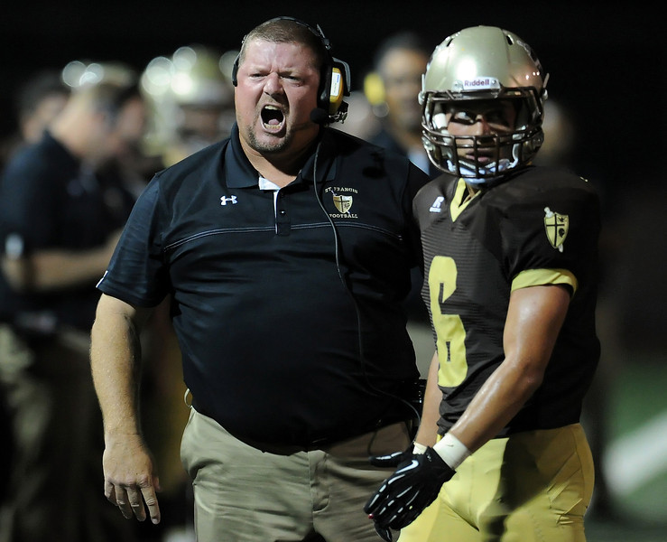 St. Francis and coach Jim Bonds has a tough task this week against Serra (Staff photo by Keith Birmingham)