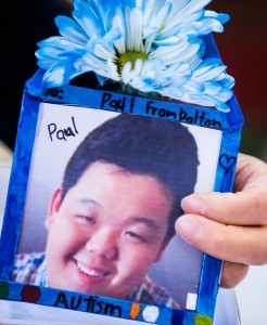 Services are held for Hun Joon "Paul" Lee at  St. Raphael Korean Catholic Center in Norwalk on Saturday, September 19, 2015. Lee, a 19-year-old special needs student from Whittier died last week after being left on a school bus at a Whittier Union High School District parking lot in Whittier. (Photo by Sarah Reingewirtz/Pasadena Star-News)