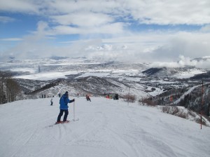 Scenic view from top of the Canyons Resort in Park City, Utah. (Photo by Marlene Greer)