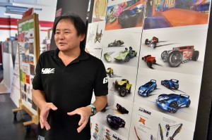 Hot Wheels designer Alton Takeyasu explains how his team worked with Mattel's marketing team to develop the Team Hot Wheels Origin of Awewome, a new toy line and cartoon series produced inside the company's design center in El Segundo.