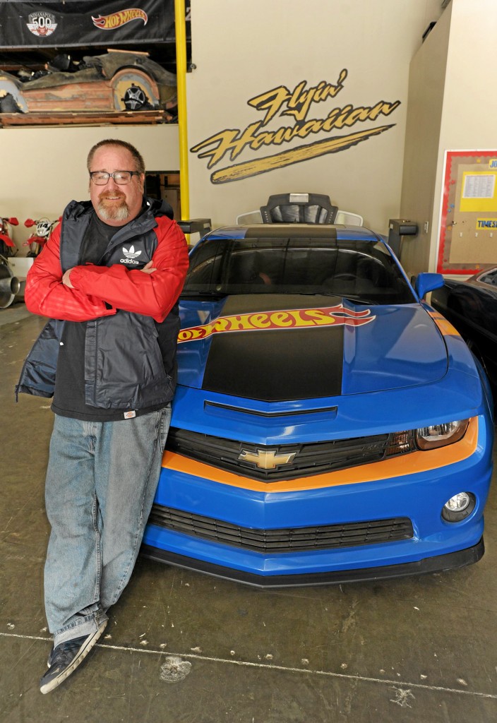 Billy Hammon at his Action Vehicle Engineering studio in Chatsworth.