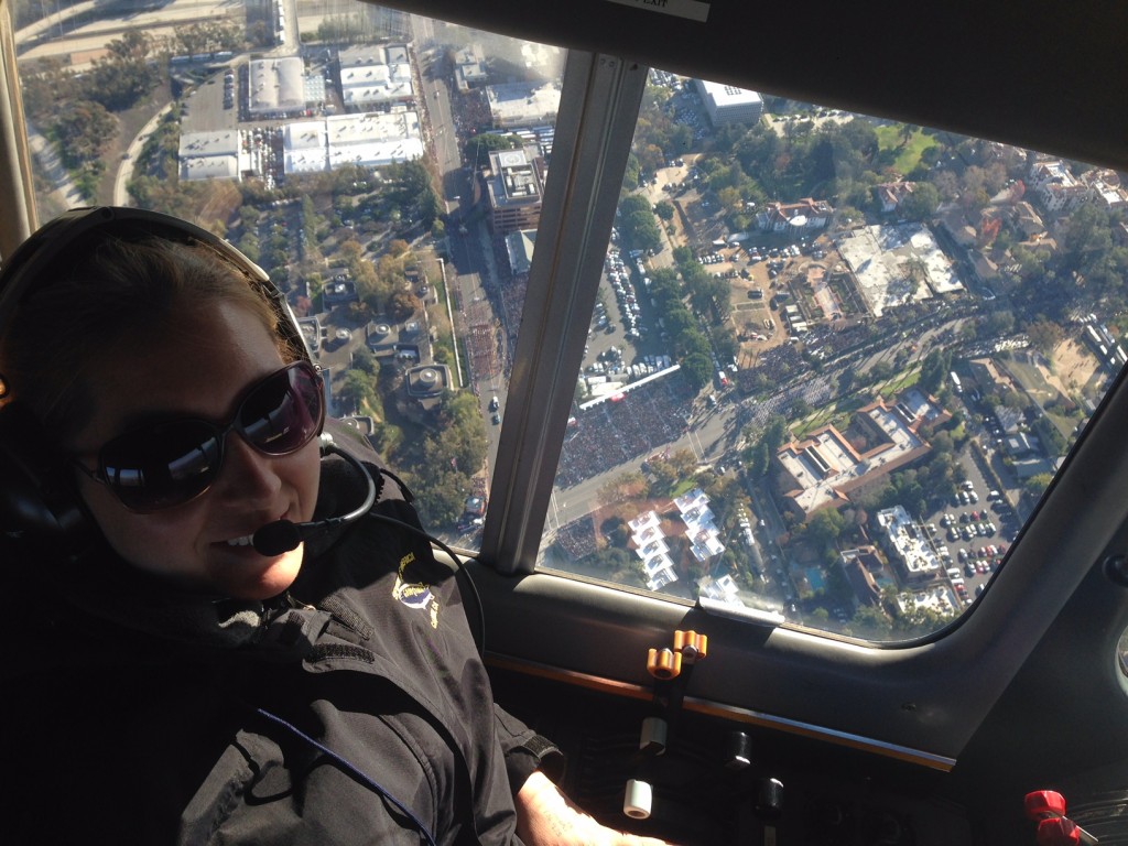 Goodyear pilot Kristen Arambula