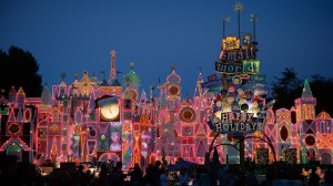 Small World decorated with thousands of light 