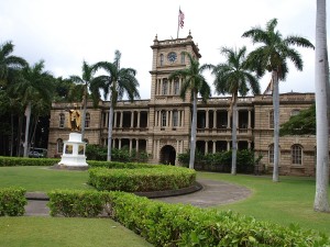 The Ali'iolani Hale is the building that stands in for Five-0 headquarters on the TV series. Photo by Karen Weber