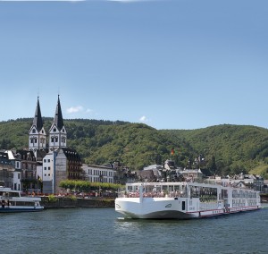 Viking Freya sailing the Rhine River with Viking River Cruises (Photo courtesy of Viking)