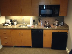 Kitchenette saves time and money at Westin Monache in Mammoth. (Photo by Richard Irwin)