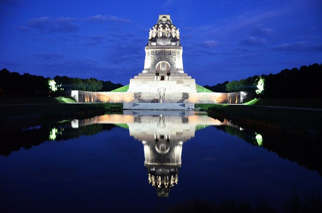 The Monument of the Battle of the Nations marks the spot where Napoleon was defeated in Leipzig. (Photo courtesy of Leipzig Tourism and Marketing) 