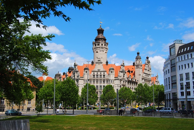 The imposing New City Hall has been the seat of government since 1905. (Photo courtesy of Leipzig Tourism and Marketing) 