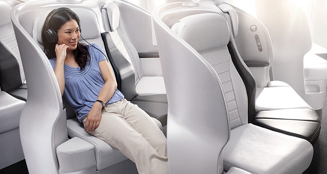 Premium economy offers Spaceseats on Boeing 777-300 . (Photo courtesy of Air New Zealand)