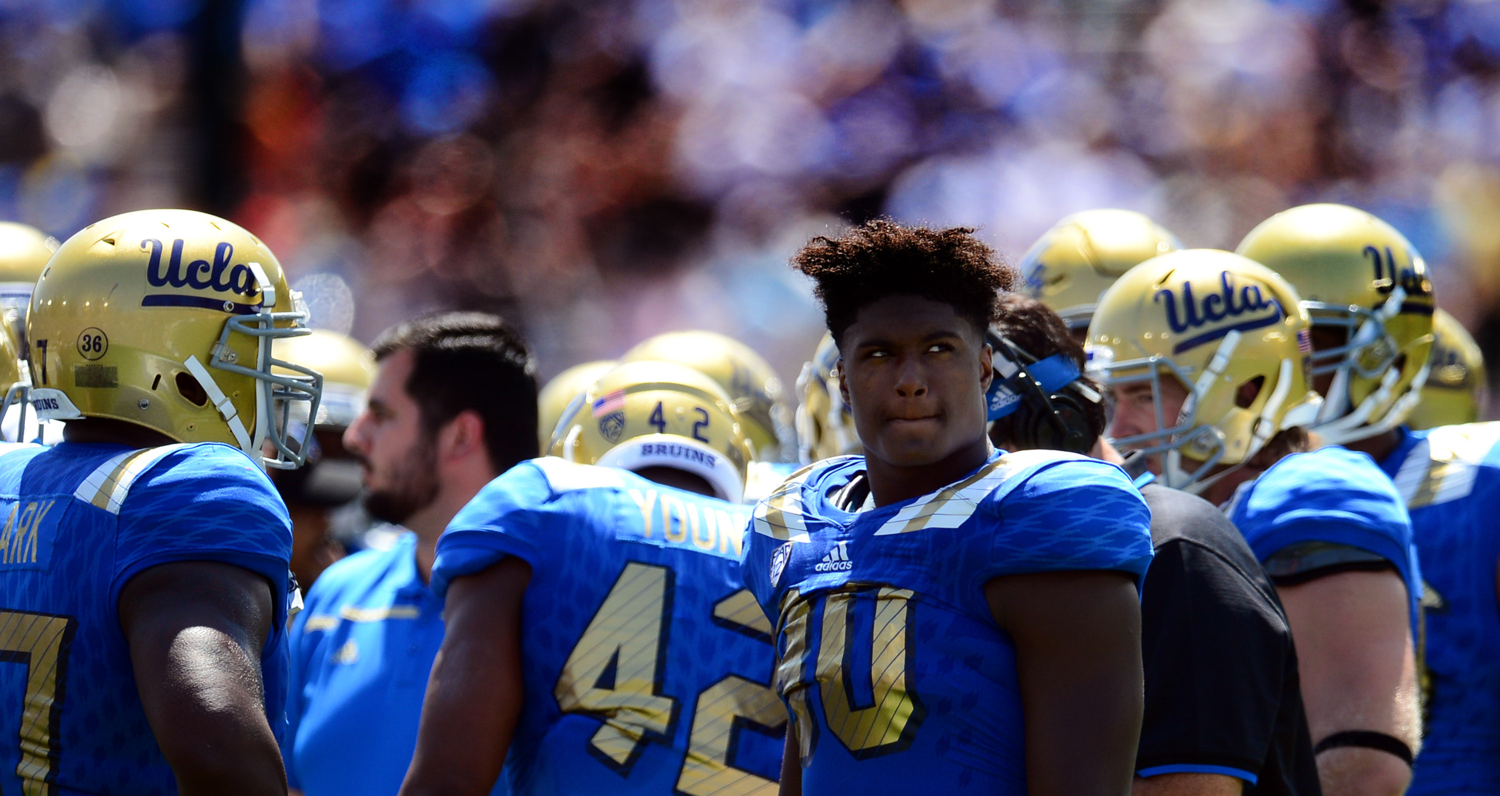 Former UCLA linebacker Myles Jack (30) is trying to be one of the top players taken in the 2016 NFL Draft. (Keith Birmingham/Staff)