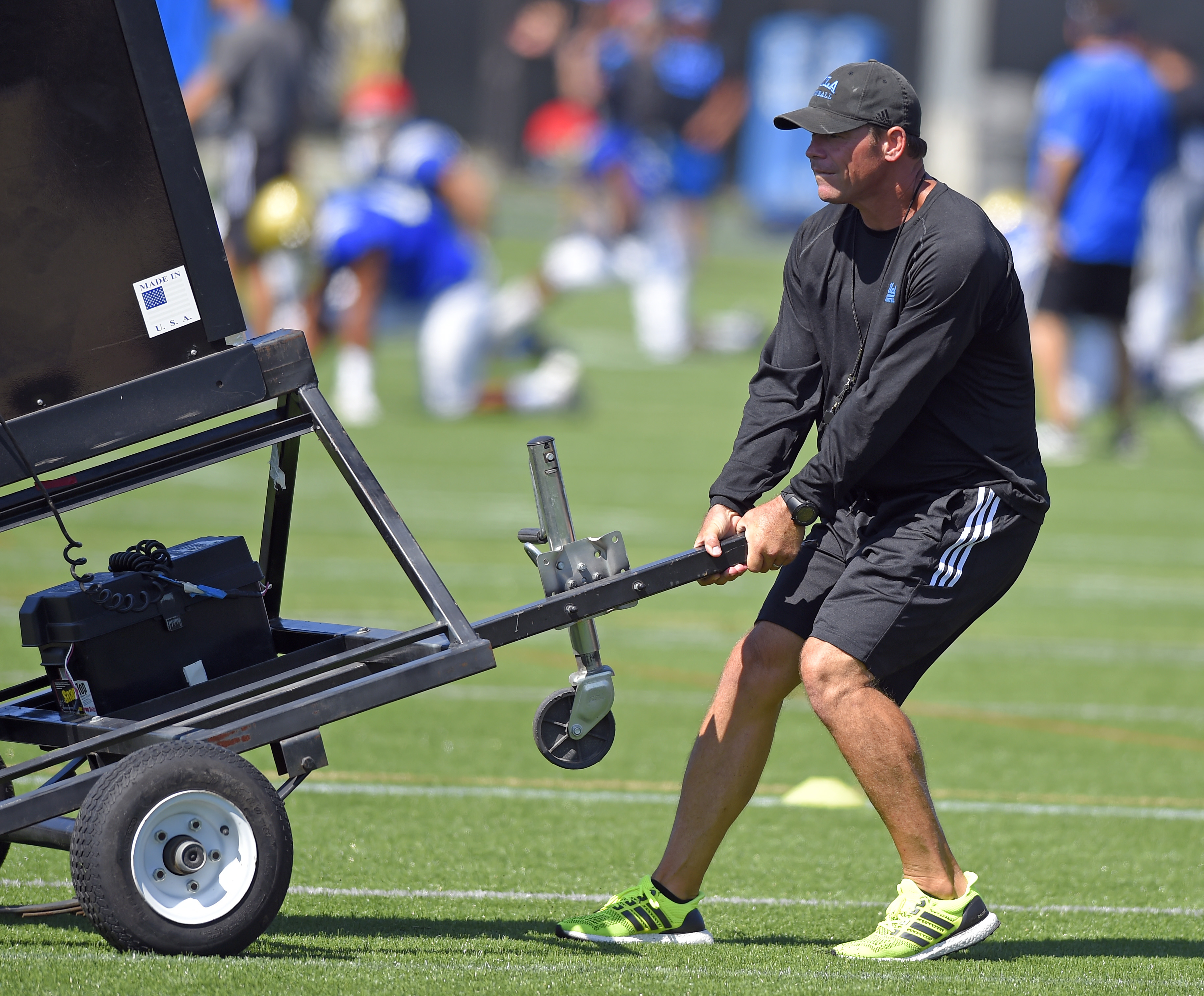 Jim Mora and the UCLA football team will start spring practices on March 29. (Scott Varley/Daily Breeze)