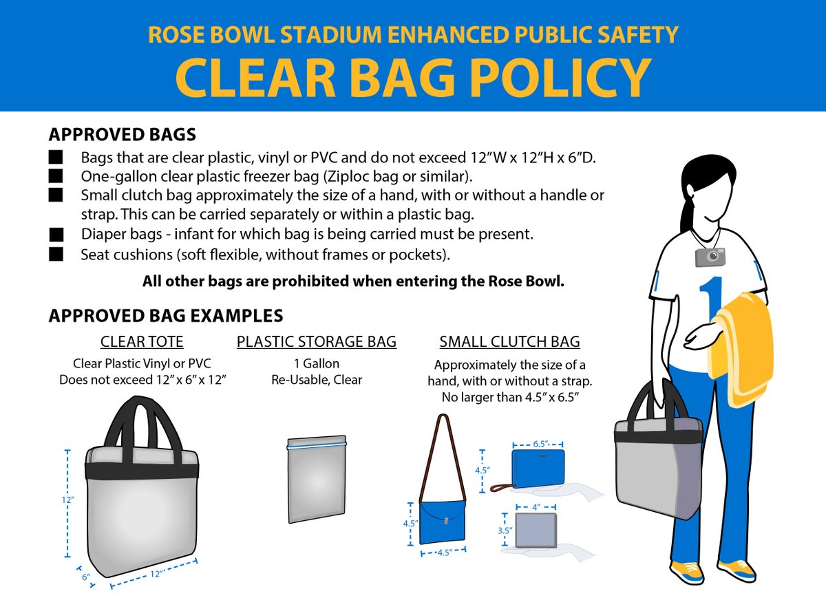 UCLA adopts Clear Bag Policy at Rose Bowl, Pauley Pavilion | Inside ...